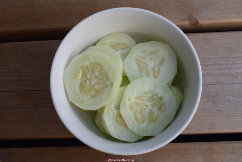 Komkommer gezond snoepen