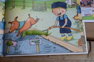 kinderen en moestuinieren fien en teun