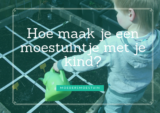 Hoe maak je een moestuintje met je kind?