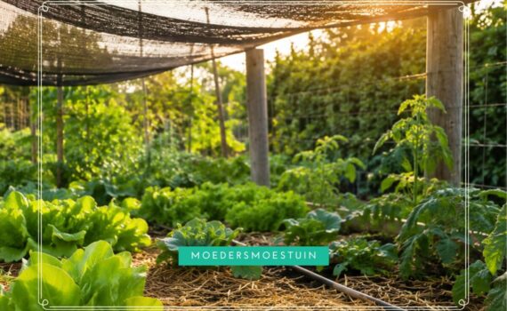 Moestuin beschermen tegen hitte